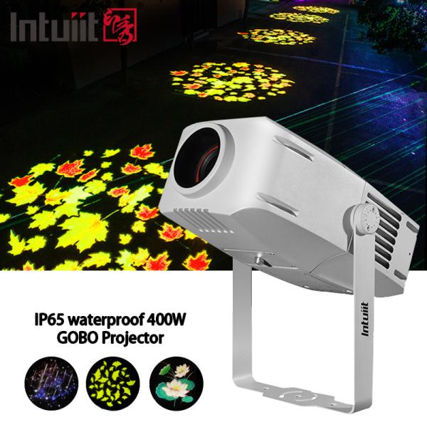Outdoor Gobo Projector 400w Advertisement Projector Rotating Led Waterproof IP65