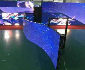 China P4.81 Full Color SMD Electronic Curved LED Display With View Large Image on sale