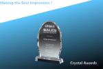 CRYSTAL trophy/CRYSTAL GLASS/TROPHY/JADE GLASS TROPHY/AWARD/CRYSTAL AWARD