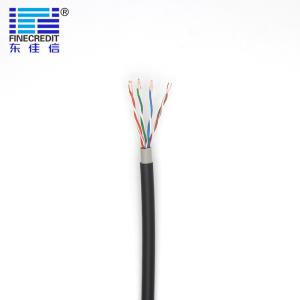 Quality Outdoor 23AWG 0.56mm Direct Burial Ethernet Cable Double Sheath wholesale