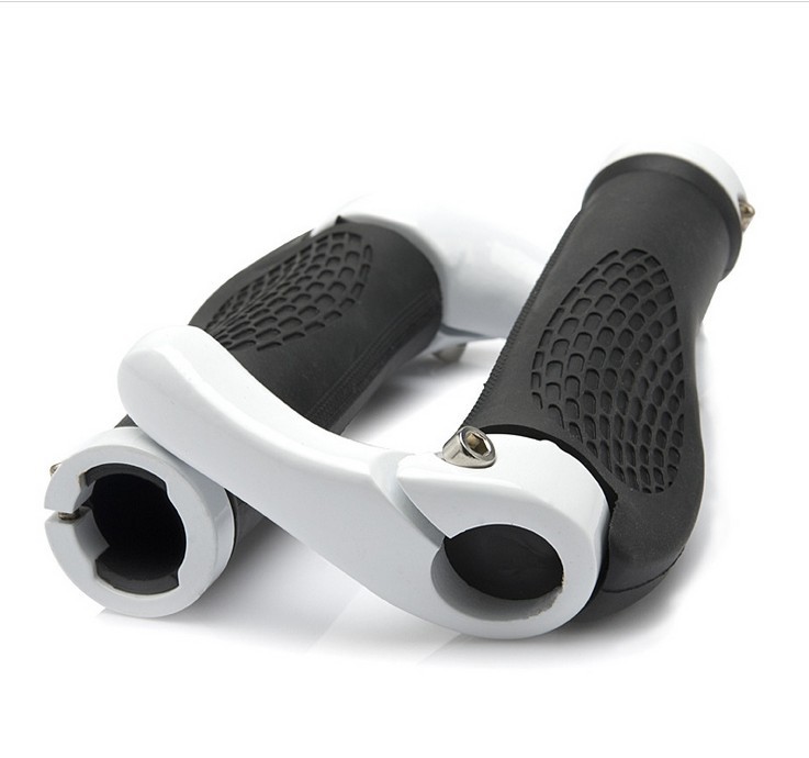 Mountain Bike Spare Parts Rubber Aluminum 225cm Bike Horn Grips