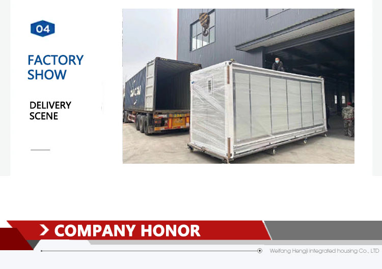 40ft Double-Wing Expansion Container House with Design and EPS Sandwich Panel Roof