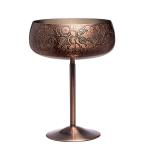 Home Restaurants Stainless Steel Wine Glass Painting Martini Glasses For