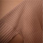 Stockpapa Khaki White High Neck Knitted Jumper High Turtleneck Sweater