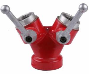 Quality Aluminum Or Brass Safety Equipment Rescue Tools Red Paint Finished Fire Water Divider wholesale