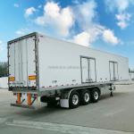 40ft 3 Axles Light Weight FRP Coating Insulation Box Truck Semi Trailer for Dry