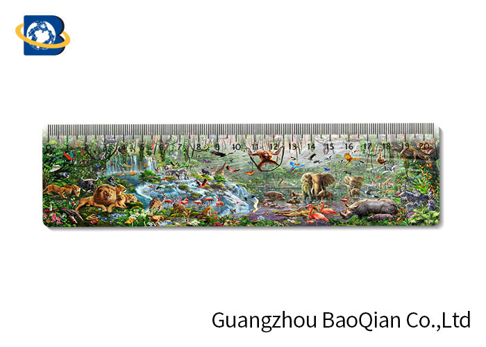 Lovely / Cute Animal Custom Printed Plastic Rulers 3D Printing Service Eco - Friendly