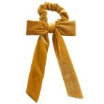 High quality Velvet knot streamer scrunchies