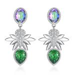 Diamond Gift Sterling Silver Jewelry Earrings