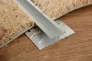 Quality Top Skirting Board Polished Aluminum Carpet Trim 25mm wholesale