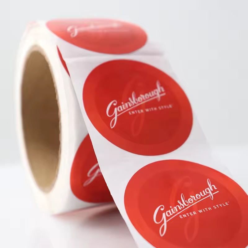 Glossy Matte Finish Waterproof Customized Label Sticker In Multiple Colors
