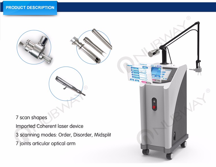 UltraPulse RF Tube Fractional CO2 Laser Vaginal Tightening/Skin Resurfacing Unit NBW-FII
