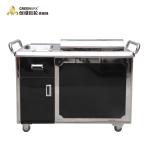 Outdoor Mobile Non-Stick Teppanyaki Grill for Buffet