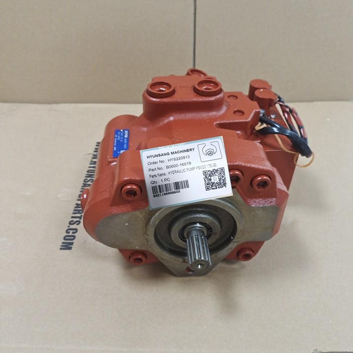 Excavator Parts Main Pump Hydraulic Pump PSVD2-17E-20 B0600-16019 For ViO55