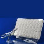 White disposable airline hot and cold towel