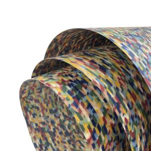 Quality New Design Artificial Colorful Spot Wood Veneer For Jewel Box Car Interior Home Decoration 2500*640mm wholesale