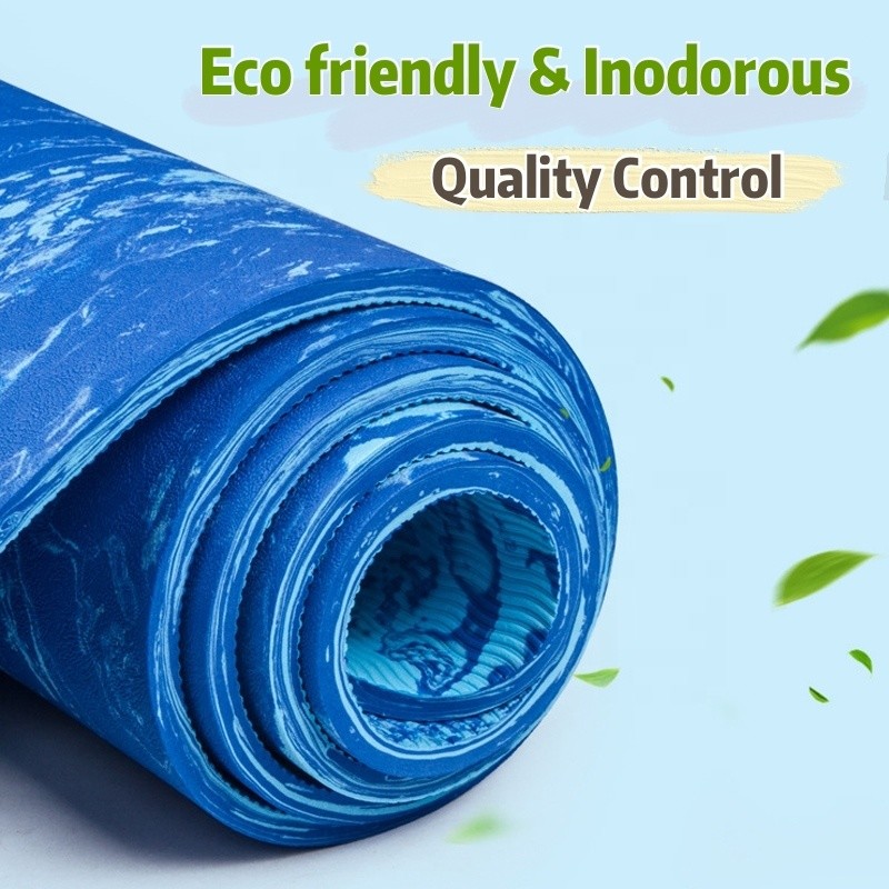 Factories Price Camouflage TPE 8mm Thickened Non Slip Yoga Matt For Pilates Beginner