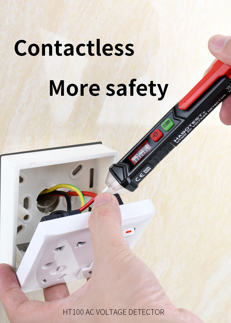 1000V Pen Type Voltage Tester , Adjustable Non Contact Voltage Tester