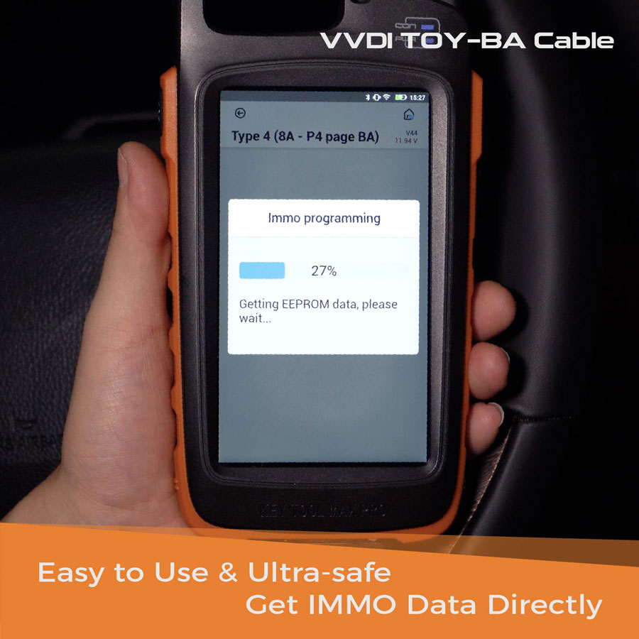connect xhorse toyota ba cable 2