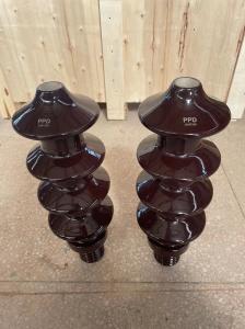Quality OEM DIN 30NF250 Transformer Porcelain Bushing Bright Brown Glazed wholesale
