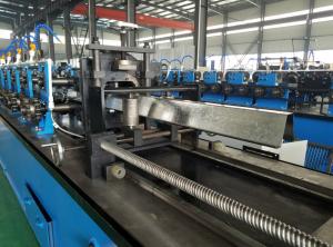 Quality High Speed Hat Omega Purlin Angle Roll Forming Machine 10.6-2.0mm By Chain wholesale