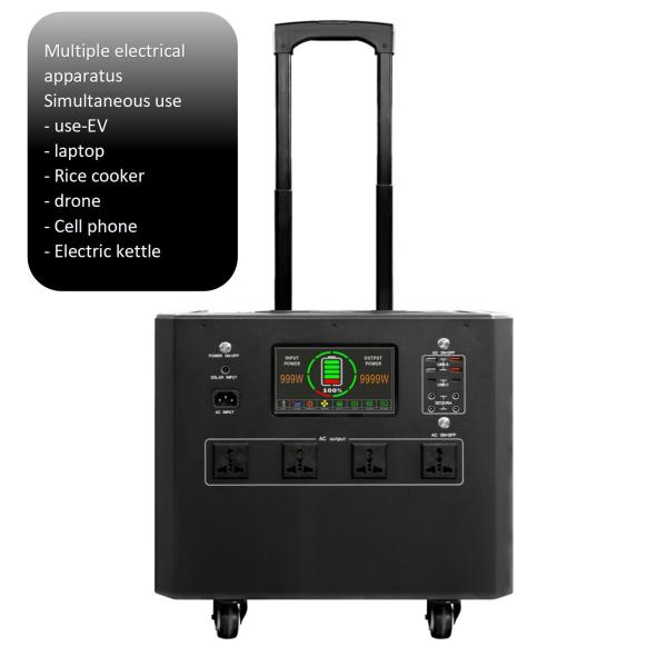 5376WH Capacity Portable Charging Station E-Mingze ES-3000 for Emergency Road
