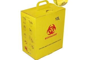 Quality Personalized Medical Sharps Box ECO - Friendly Disposal Paper Material wholesale