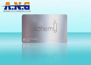 Quality Durable Metal Business Cards Heat - resistant , Waterproof VIP Membership card wholesale