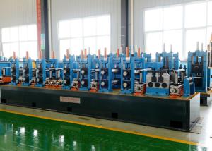 China High Speed Spiral Welded Pipe Mill , Welded Pipe Making Machine 21 - 63mm Pipe Dia on sale