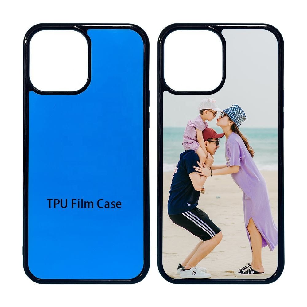 Custom DIY Printing 2D TPU Silicon Sublimation Soft Cell Phone Case With Printable PET Film Sheet For Iphone 13 12