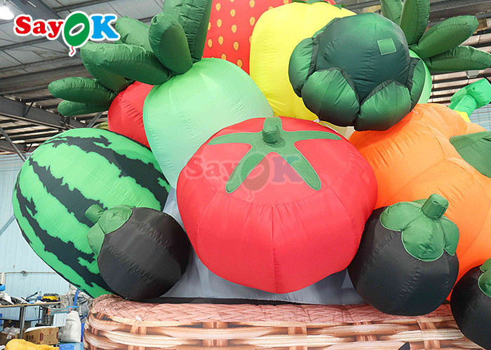 5m High Inflatable Fruit Vegetable Tree Orchard Plant Balloon For Stage Garden Park Decoration