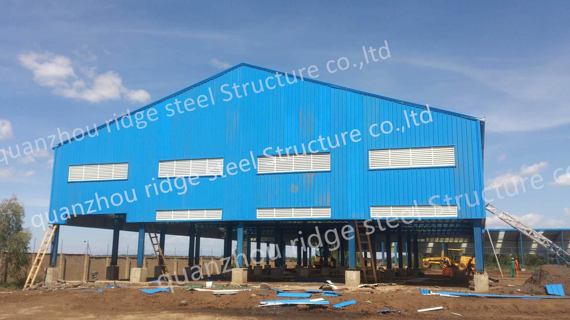 Economical High Strength Structural Steel Building , Prefabricated Steel Frame Building