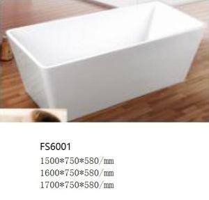 Quality Freestanding Acrylic Bathtub 1 People Capacity wholesale