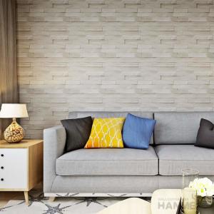 Quality 3D Brick Effect Contemporary Style Vinyl Wall Covering 0.53*10M wholesale
