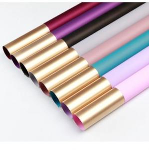 Quality Gilt Flower Bouquet Wrapping Paper 58x58cm Flower Packaging Paper wholesale