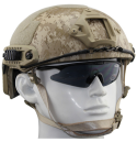 Camouflage Military Bulletproof Helmet , Military Police Helmet NIJ Sandard