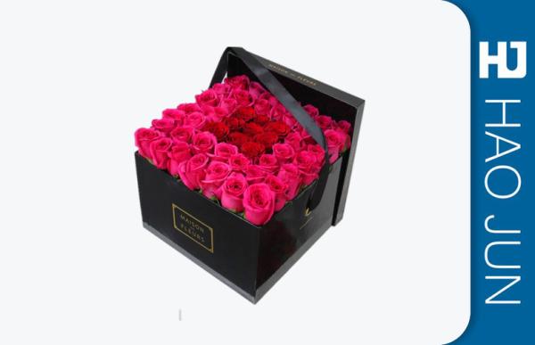 Customized Fashionable Recycled Packaging Cardboard Flower Boxes Flower Bouquet