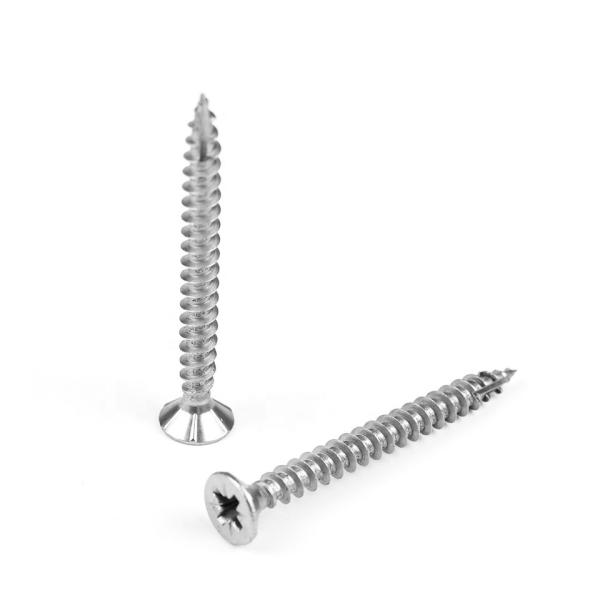 Pozi Double Flat Head 316 Stainless Steel Chipboard Screw for Wood Deck