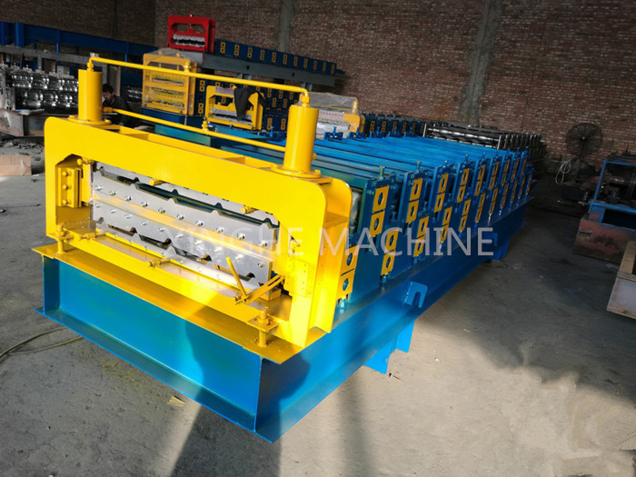 Electric Control Double Layer Roll Forming Machine , Cnc Roll Forming Machine