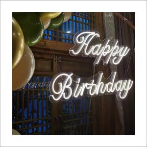 Quality Low Consumption Neon Letter Signs Free Design Happy Birthday wholesale