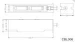 double nylon roller for window and door
