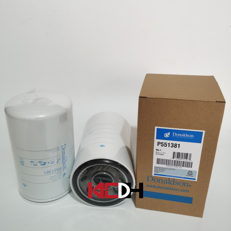 Excavator Engine Parts P551381 Generator Oil Filter Element For Truck