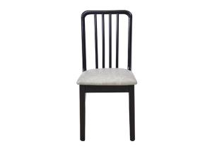Quality Artificial Leather Sponge Wooden Upholstered Chairs , Upholstered Side Chairs Without Arms wholesale