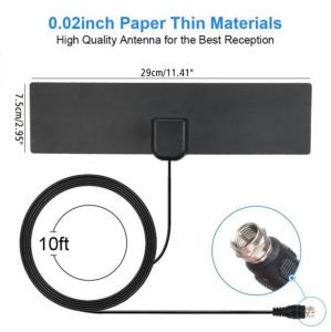 Quality Amplifier Indoor Digital TV Antenna , Indoor Television Aerials F Male Connectors wholesale