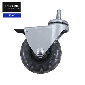 Quality 200kg Load Metal Black Office Chair Hub Replacement Medical Universal Wheel wholesale