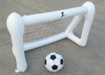 White Inflatable Water Toys , Children 's Soccer Goal Frame Outdoor Playground