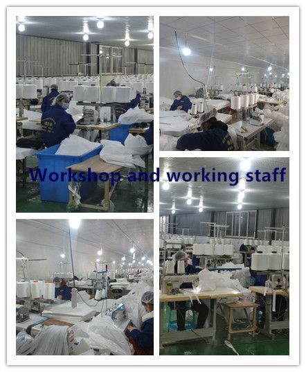 Industrial Safety Disposable Coverall with Anti-Slip Grey Bootcover