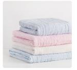 Natural Healthy Soft Cotton Gauze Fabric 150gsm Infants Bath Towels