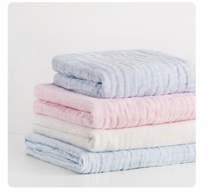 Quality Natural Healthy Soft Cotton Gauze Fabric 150gsm Infants Bath Towels wholesale