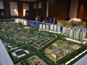 Quality Acrylic 3D Laser Cut Models , Lighting System Architecture House Model wholesale